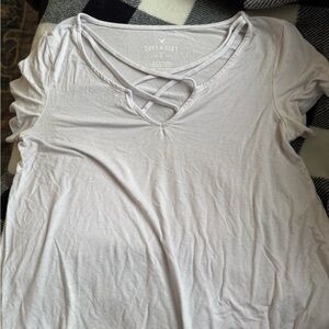 American Eagle Outfitters Soft & Sexy White Tee